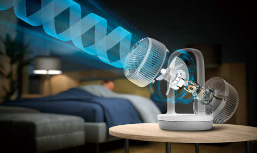 Desk Fan Philips - 3 Velocità - Bianco