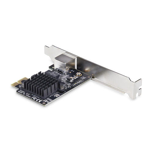 StarTech.com 5Gigabit Ethernet Card for Server, Desktop - 5GBase-T, 2.5GBase-T, 10/100/1000Base-T - Plug-in Card - Black -