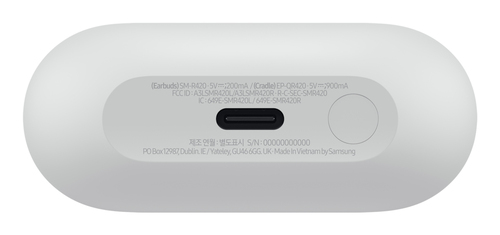 Samsung Galaxy SM-R420NZAAEUB. Product type: Headset. Connectivity technology: True Wireless Stereo (TWS), Bluetooth. Reco