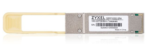 Zyxel 100G QSFP28 850nm Transceiver. SFP transceiver type: Fiber optic, Maximum data transfer rate: 100000 Mbit/s, Interfa