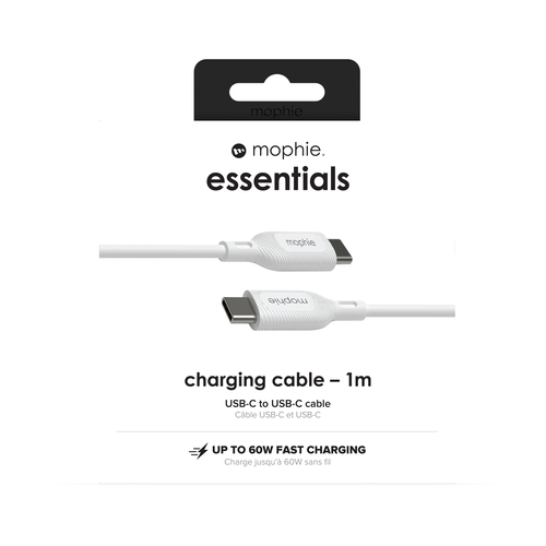 Mophie Essentials 1 m USB-C Data Transfer Cable - White