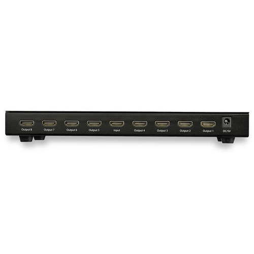 StarTech.com 8-Port 4K 60Hz HDMI Splitter - HDR Support - HDMI 2.0 Splitter - 7.1 Surround Sound Audio - Displays the same