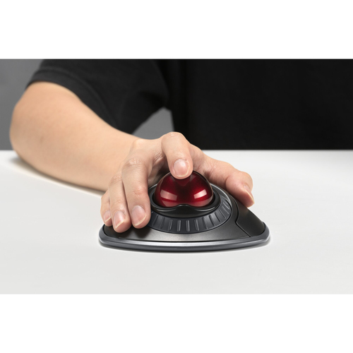 Kensington Orbit Trackball - Bluetooth - USB Type A - Optical - Black - Wireless - 2.40 GHz - 1600 dpi - Trackball - Symme