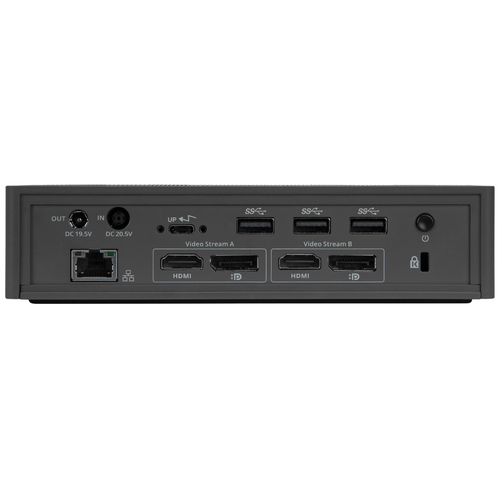 Targus USB-Typ C Docking Station für Notebook - 5 x USB-Anschlüsse - 4 x USB 3.0 - Netzwerk (RJ-45) - HDMI - DisplayPort -