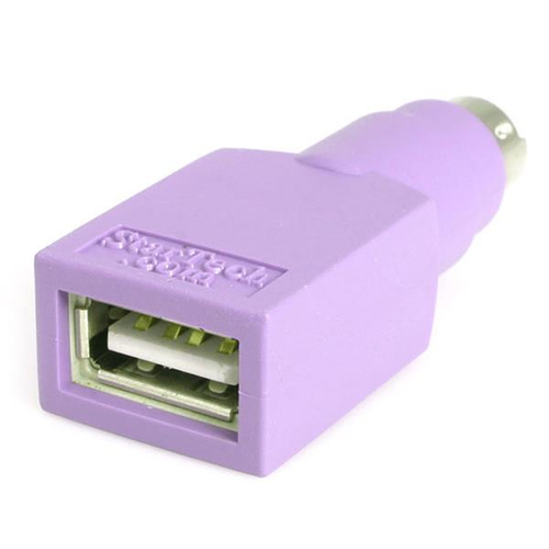 StarTech.com Replacement USB Keyboard to PS/2 Adapter - F/M - 1 x 4-pin Type A USB Female - 1 x 6-pin Mini-DIN (PS/2) Keyb