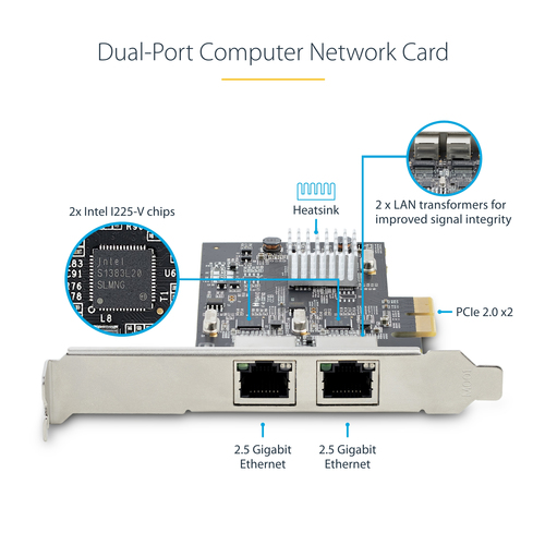 StarTech.com PR22GI-NETWORK-CARD. Eingebaut. Übertragungstechnik: Kabelgebunden, Hostschnittstelle: PCI Express, Schnittst