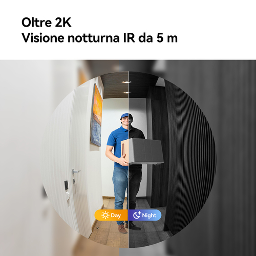 KIT CAMPANELLO 3S WI-FI A BATTE 2+K(4MP) CON WIRELESS CHIME