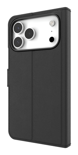 ifrogz Defence Tasche (Folie) Apple iPhone 17 Pro Max Smartphone - Schwarz - PU-Leder, Polycarbonat Körper