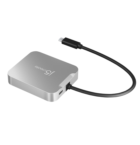 j5create Elite JCD391-N 5 Anschluss(e) USB-Typ C Docking Station für Notebook, Tastatur, Maus, Flash-Laufwerk, Tablet, Sma