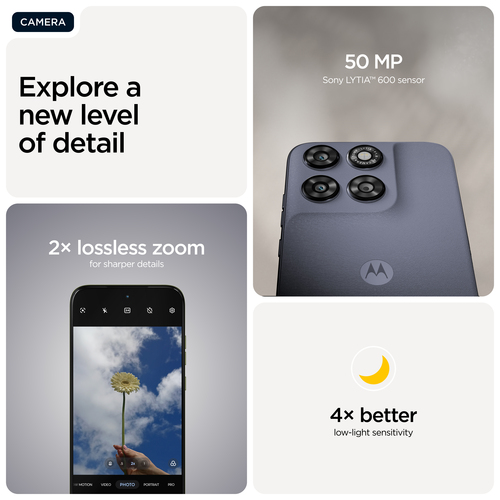 Motorola Mobility moto g67 128 GB Smartphone - 17,2 cm (6,8 Zoll) Super HD 1272 x 2772 - Octa-Core (Cortex A76Dual-Core 2,