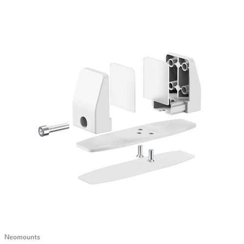 Neomounts NS-CLMPSTANDWHITE Desk clamp set (2 pcs) - max 8 kg. Product colour: White, Housing material: Aluminium, Maximum
