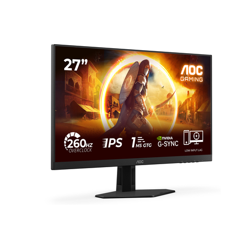 AOC AGON 27G4ZRE 27" Aula Full HD Monitor LED para jogos - 16:9 - Preto, Vermelho - 68,6 cm (27") Viewable - Fast IPS - WL