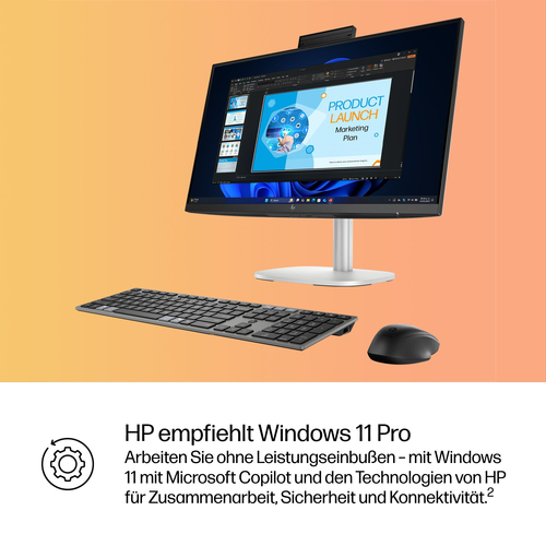 All-in-One-PC HP EliteStudio 8 AiO G1i - Intel Core Ultra 7 265 - 16 GB - 512 GB SSD - 60,5 cm (23,8 Zoll) Full HD - Deskt
