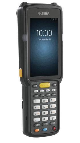 Zebra MC3300x Handheld Terminal - Bildwandler - 10,2 cm (4 Zoll) - LED - WVGA - 800 x 480 - Touchscreen - 4 GB RAM / 32 GB