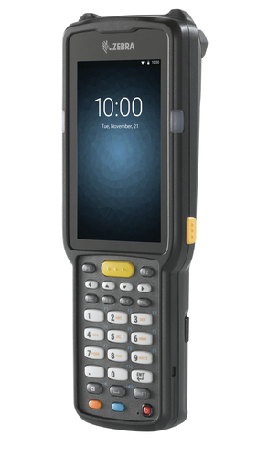 Zebra MC3300x Handheld Terminal - Bildwandler - 10,2 cm (4 Zoll) - LED - WVGA - 800 x 480 - Touchscreen - 4 GB RAM / 32 GB