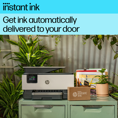 HP Officejet Pro 9125e Wired & Wireless Inkjet Multifunction Printer - Colour - Crater Lake Blue - Copier/Fax/Printer/Scan