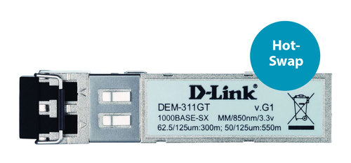 D-Link DEM-311GT 1-Port GBIC für 1000Base SX (LC-Duplex)