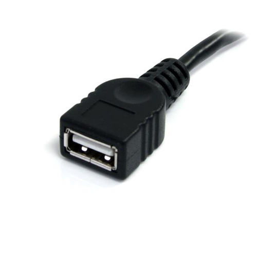 StarTech.com 6 ft Black USB 2.0 Extension Cable A to A - M/F - Cable for Peripheral Device, PC, MAC, Printer - First End: 