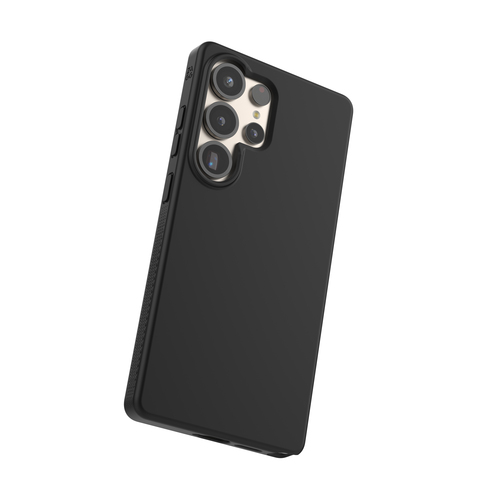 ZAGG Milan Snap Hülle für Samsung Galaxy S25 Ultra Smartphone - Strukturierte Griffflächen - Schwarz - Sturzsicher, Rutsch