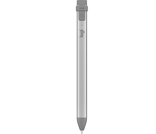 Logitech Crayon Stylus - Active - Replaceable Stylus Tip - Aluminium, Polycarbonate/Acrylonitrile Butadiene Styrene (PC/AB