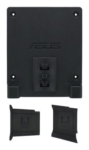 ASUS MKT03. Type de produit: Support, Couleur du produit: Noir, Norme VESA: 100 x 100 mm. Poids: 270 g. Hauteur du colis: 