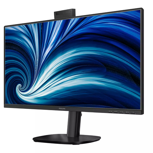 Philips 24B2U3301H 24 Zoll Klasse Webcam Full HD LED-Monitor - 16:9 Format - Schwarz - 60,5 cm (23,8 Zoll) Viewable - IPS-