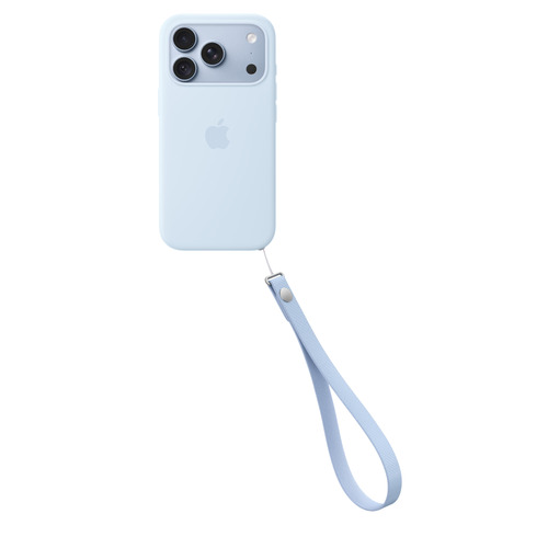 Apple Wrist Strap – Crisp Blue. Product type: Wristlet strap, Product colour: Light Blue, Material: Polyethylene terephtha