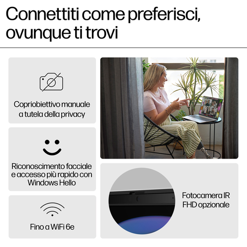 Computer portatile - HP Pavilion 16-af0000 16-af0013nl 40,6 cm (16") - WUXGA - Intel Core Ultra 7 155U - 16 GB - 1 TB SSD 