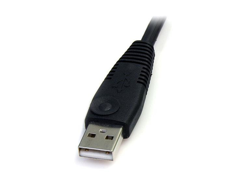 StarTech.com 1,8m 4-in-1 USB DisplayPort® KVM-Switch Kabel mit Audio und Mikrofon - Golden Beschichteter Stecker - Schwarz