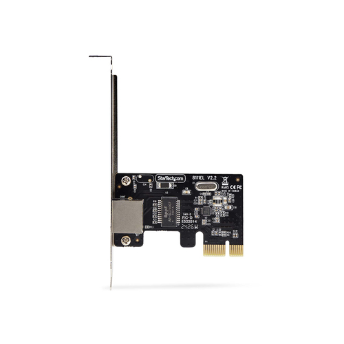 StarTech.com Gigabit Ethernet Card for Server, Workstation - 10/100/1000Base-T - Plug-in Card - Black - TAA Compliant - PC