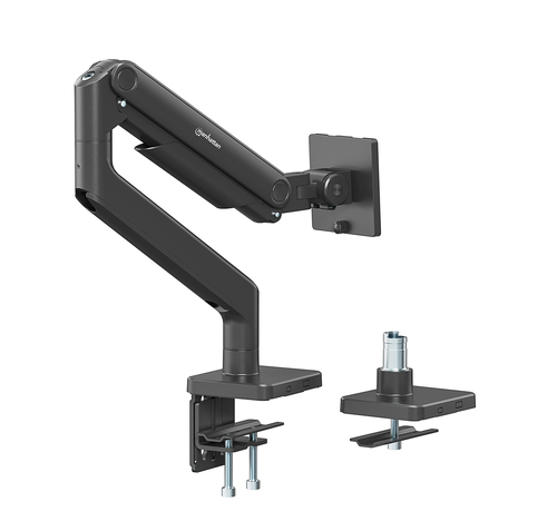 Manhattan Desk Mount for TV & Monitors (Full Motion Spring),For screens 13"" to 42"",C-Clamp or Grommet Assembly,VESA comp