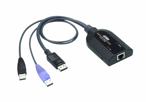 ATEN R W/AUDIO & SMART CARD SUPPORT. Keyboard port type: USB, Mouse port type: USB, Video port type: DisplayPort. Weight: 