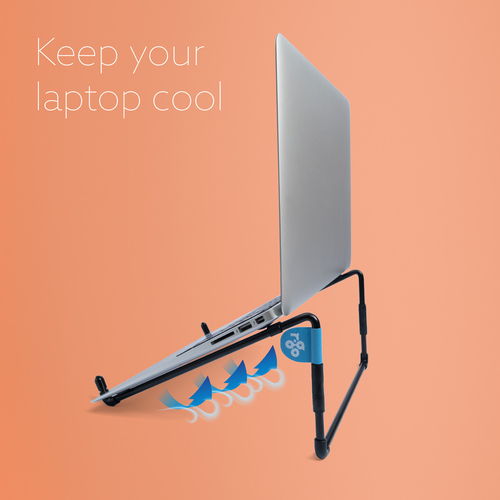 R-Go Notebook-Ständer - Bildschirmgröße: 25,4 cm (10 Zoll) bis 55,9 cm (22 Zoll) - 5 kg TragfähigkeitDisplay Type Supporte