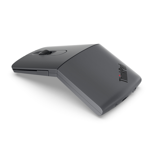 Lenovo ThinkPad Reise Maus/Präsentationszeiger - Bluetooth - Optisch - 7 Taste(n) - Grau - 1 Box - Kabellos - wiederauflad