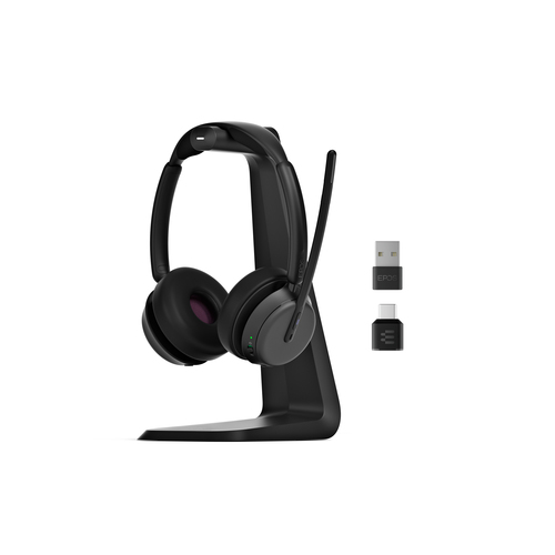 EPOS IMPACT 1000 MS UC ANC WL USB-C+A Stand. Produkttyp: Kopfhörer. Übertragungstechnik: Kabellos, Bluetooth. Empfohlene N