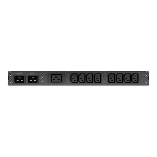 APC Automatic Transfer Switch AP4423A - (8x) C13 + (1x) C19, 3680W, Rack mountable, 1U. Input operation voltage (min): 207