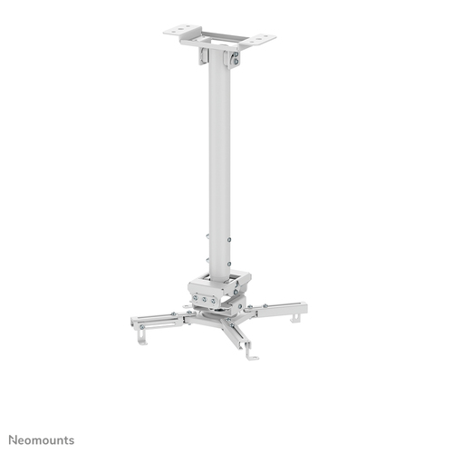 Fixation au plafond Neomounts CL25-540WH1 pour Projecteur - Blanc - Réglable en hauteur - 35 kg Max - Acier