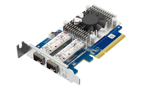 QNAP QXG-10G2SF-NXE. Interno. Tecnologia de conetividade: Com fios, Interface do host: PCI Express, Interface: Fibra. Taxa