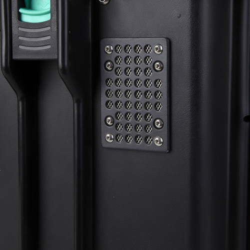 DEQSTER KT20C USB-C Tablet-Koffer (2. Gen.) für 20 Tablets, Drinnen, Draußen, AC, Schwarz, Türkis