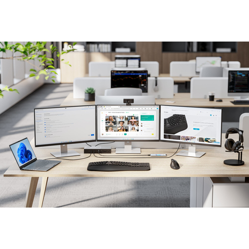 Kensington SD5000T5 Thunderbolt 5 Docking Station für Monitor, Workstation, Notebook - Ladefunktion - Speicherkartenleser 
