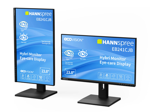 Hannspree Hybri Monitor EB241CJB. Display diagonal: 60.5 cm (23.8"), Display resolution: 1920 x 1080 pixels, HD type: Full