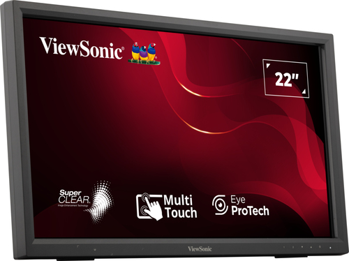 ViewSonic TD2223 22 Zoll Class LED-Touchscreen-Monitor - 16:9 Format - 6,50 ms Reaktionszeit - 54,6 cm (21,5 Zoll) Viewabl