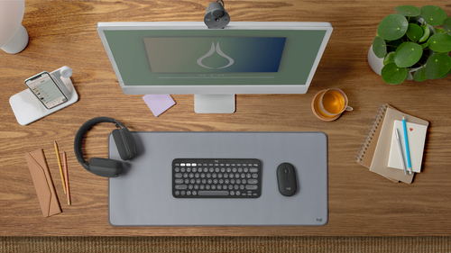 Logitech Pebble Mouse - Bluetooth - Graphite - Wireless