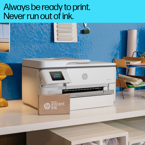 HP Officejet Pro 9720e Wired & Wireless - Tintenstrahl-Multifunktionsdrucker - Farbe - Kopierer/Drucker/Scanner - 34 Seite