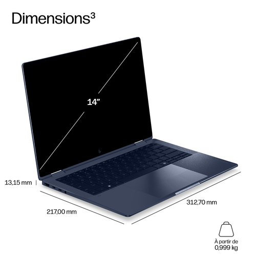 HP EliteBook X G2i Next Gen AI PC. Produkttyp: Laptop, Formfaktor: Klappgehäuse. Prozessorfamilie: Intel Core Ultra 5, Pro