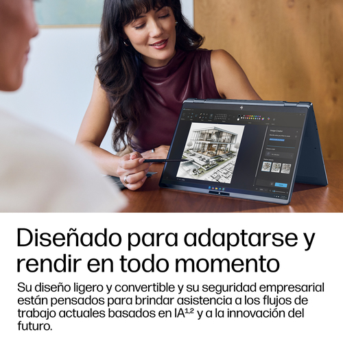 HP EliteBook X Flip G2i 35.6 cm (14") Touchscreen Convertible Copilot+ PC 2 in 1 Notebook - 5G - WUXGA - Intel Core Ultra 