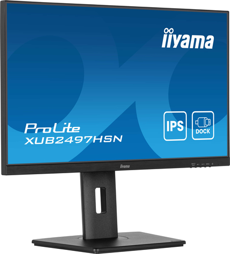 iiyama ProLite XUB2497HSN-B2 24" Class Full HD LED Monitor - 16:9 - Matte Black - 60.5 cm (23.8") Viewable - In-plane Swit
