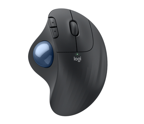Logitech ERGO M575 Maus - Bluetooth - USB Typ-A - Optisch - 3 Programmable Button(s) - Graphit - Kabellos - 4000 dpi Auflö