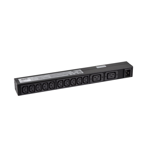 APC RACK PDU BASIC 1 U 16A 230V. PDU-Typen: Standard, Rack-Kapazität: 0U/1U, Typ: Einphasig. Anzahl der AC-Ausgänge: 12 AC