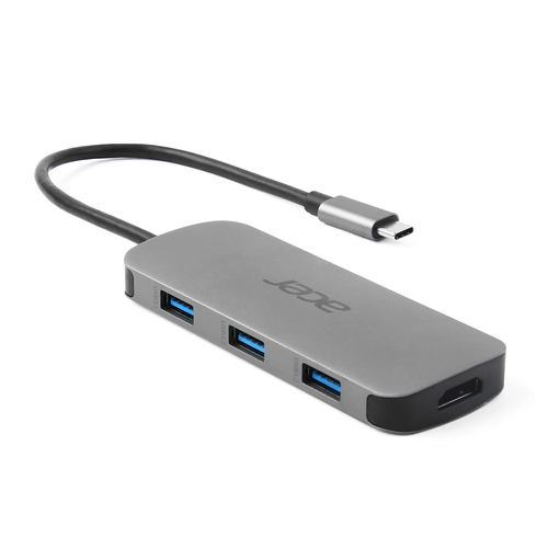 ACER 7-IN-1 TYP-C DONGLE 3X USB-A 1X HDMI MICROSD/SD